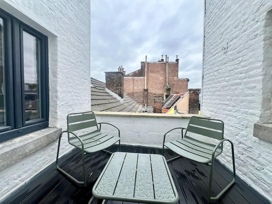 Duplex Chic Et Spacieux - Hypercentre Lieja Exterior foto